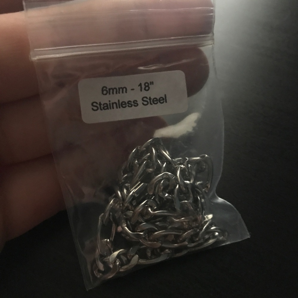 Silver Figaro Chain 18 Inch - Picture 8 of 8